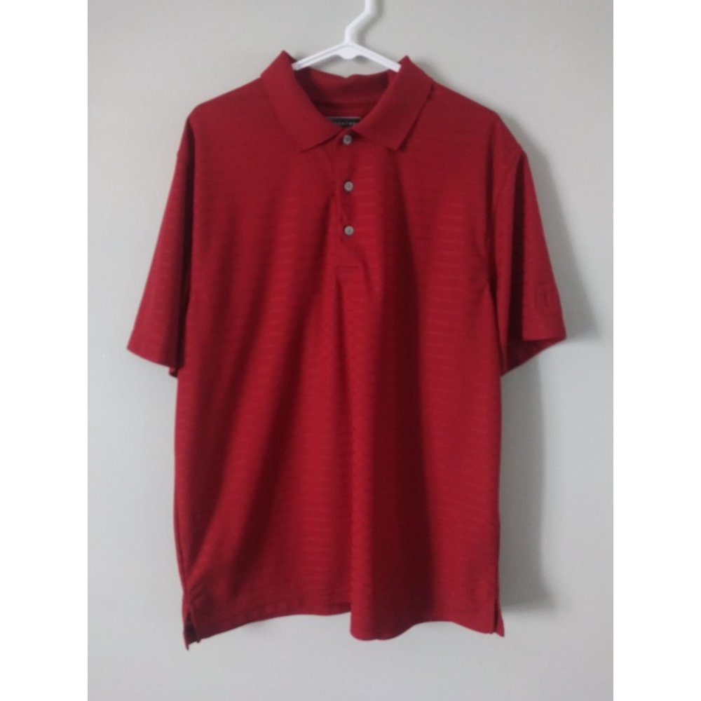 PGA Tour Red Golf Shirt Polo Size XL